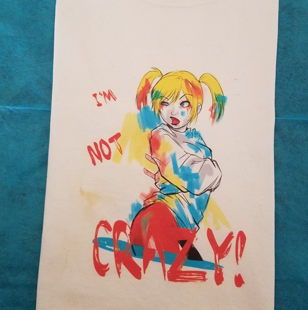 Harley Quinn ladies tee.